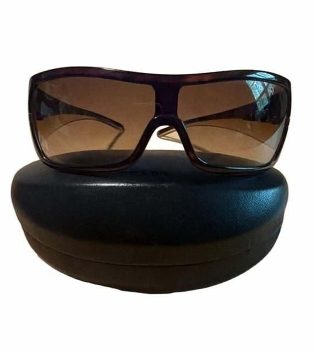 Prada Shield Tortoise Shell Brown Gradient Sunglasses